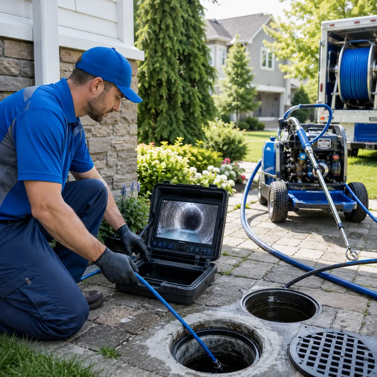 Outdoor drain cleaning professionals serving Meta, MO